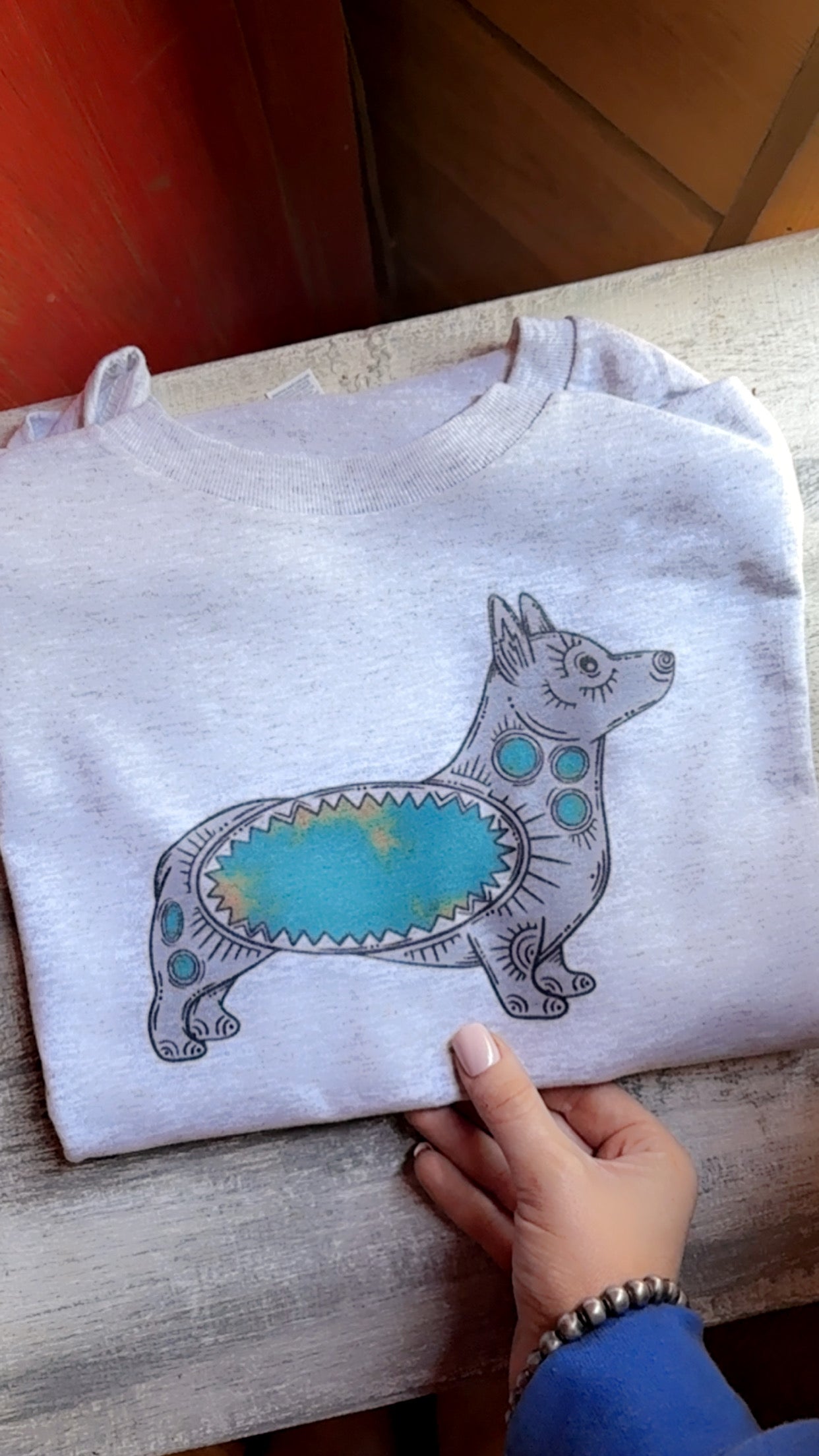 Corgi dog sublimation T-shirt