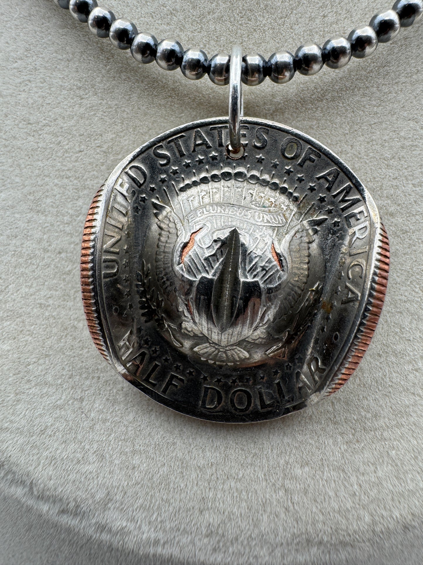 Half Dollar Cowboy Hat Pendant - West Spork Mercantile