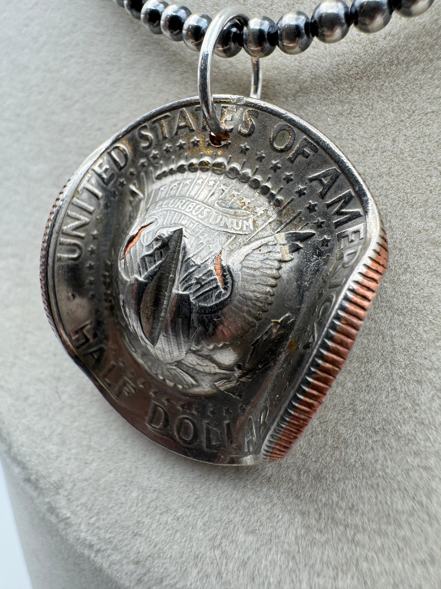 Half Dollar Cowboy Hat Pendant - West Spork Mercantile