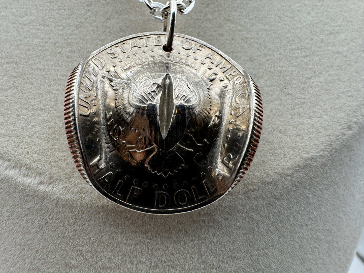 Half Dollar Cowboy Hat Pendant - West Spork Mercantile