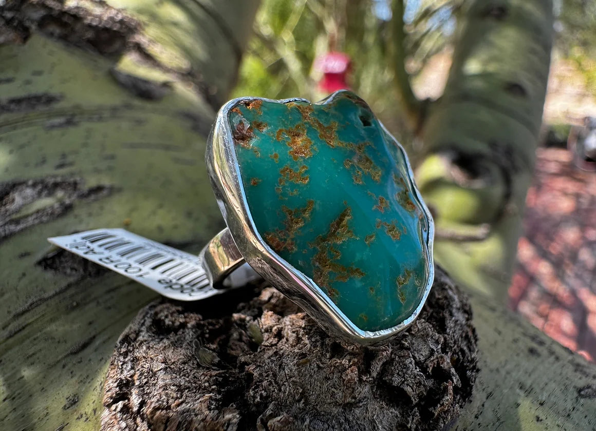 Rough Turquoise Ring - West Spork Mercantile