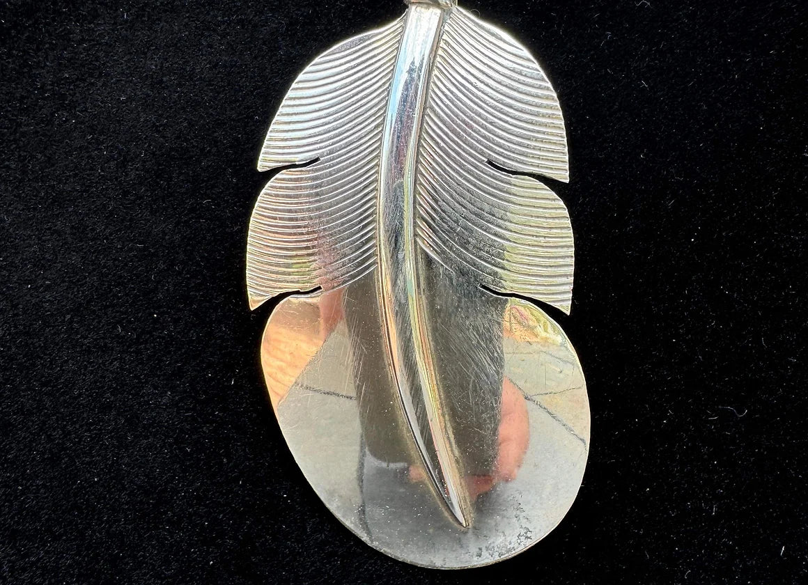 Sterling Feather Necklace - West Spork Mercantile