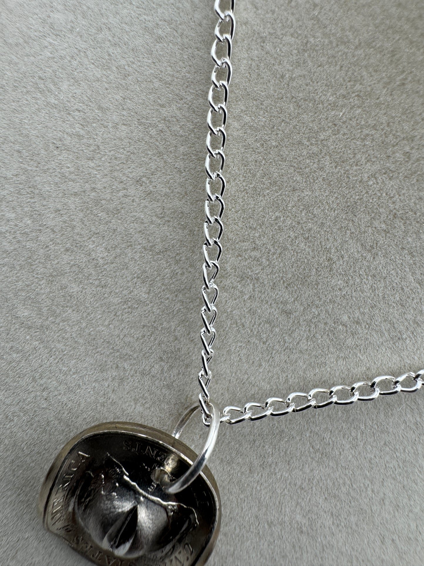 Half Dollar Cowboy Hat Pendant - West Spork Mercantile