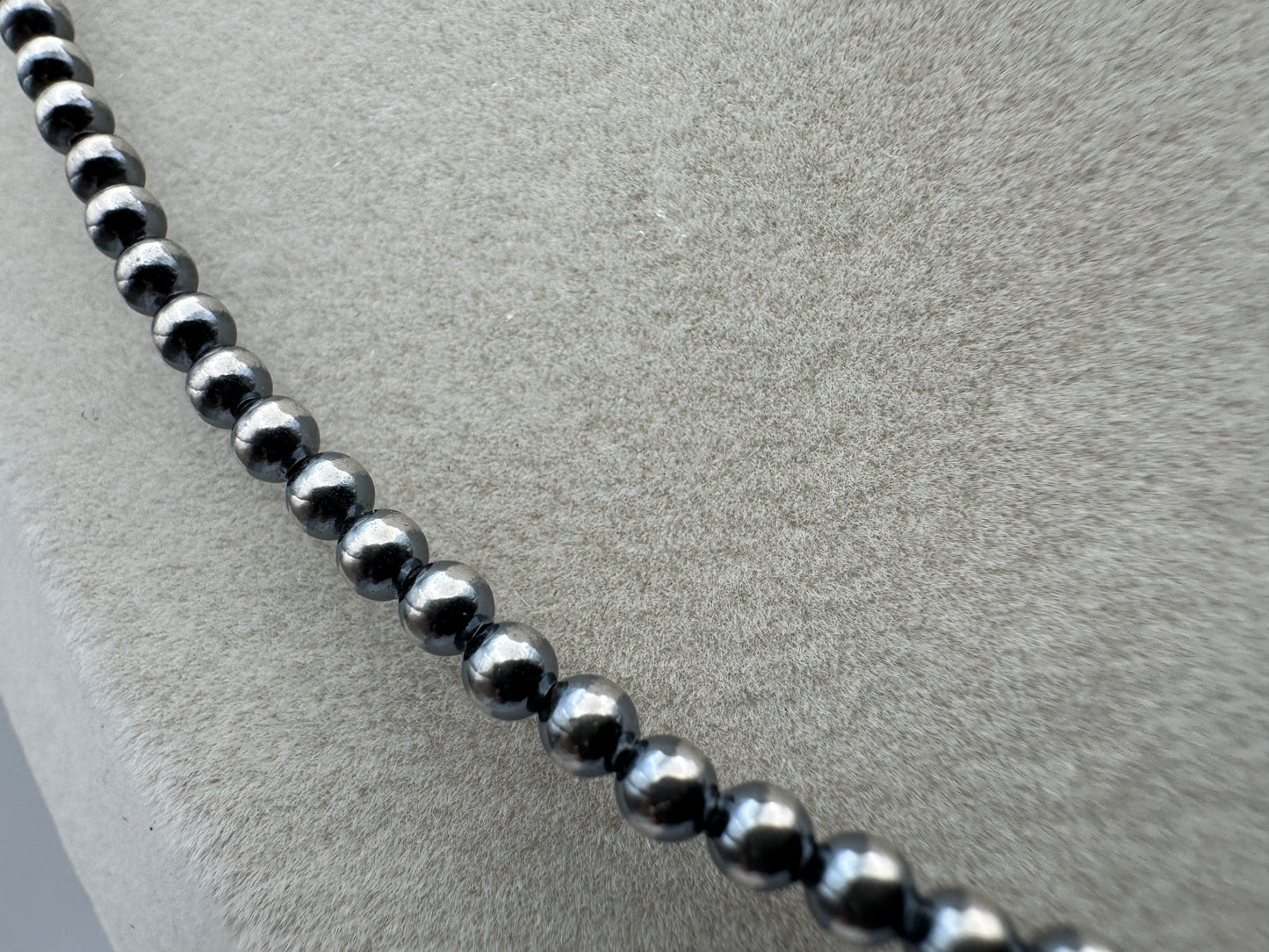 Golden Hill Turquoise and Sterling Silver Pearl Choker - West Spork Mercantile