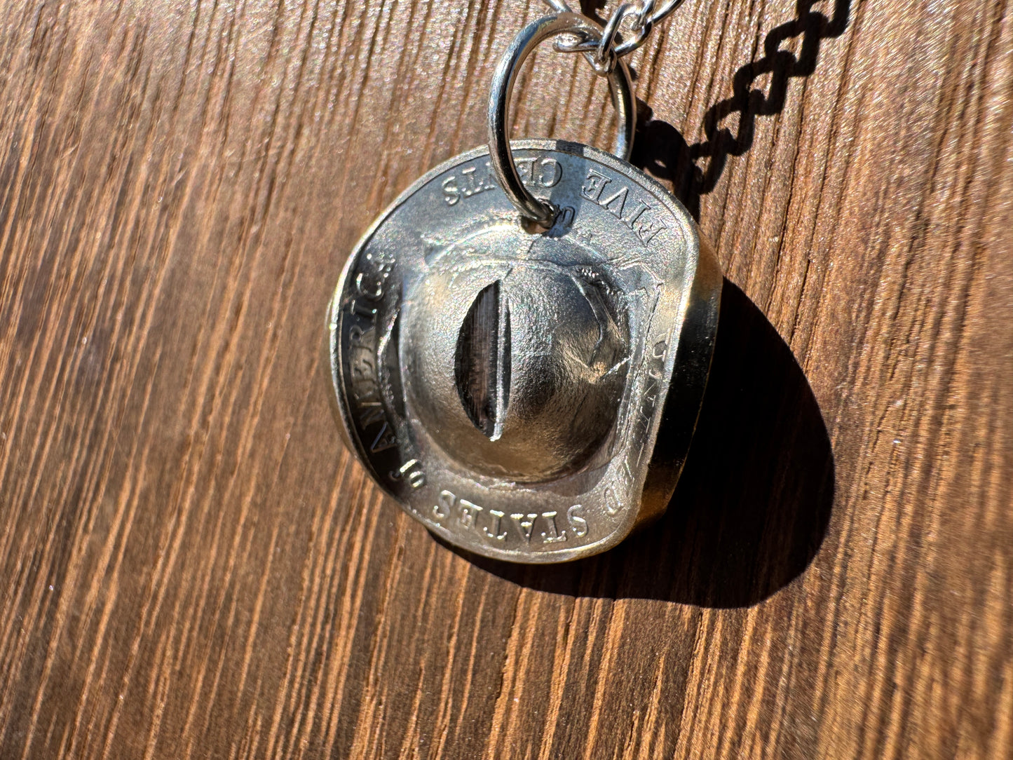 Buffalo Nickel Cowboy Hat Pendant - West Spork Mercantile