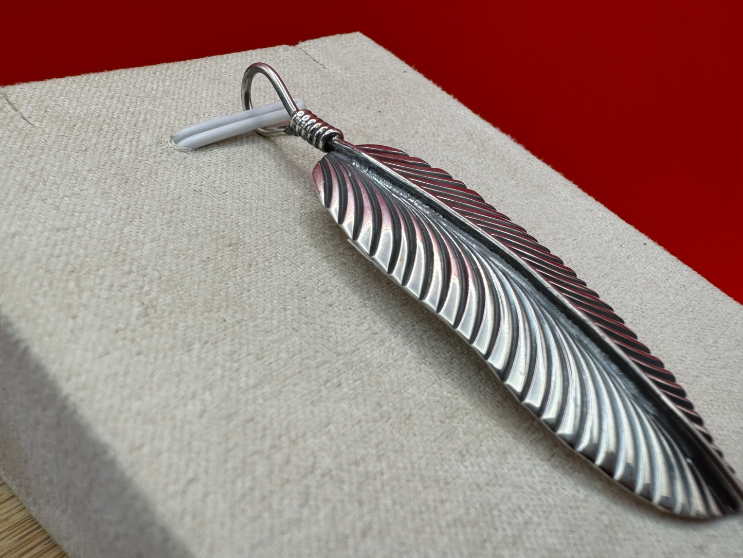 Sterling Silver Feather Pendant