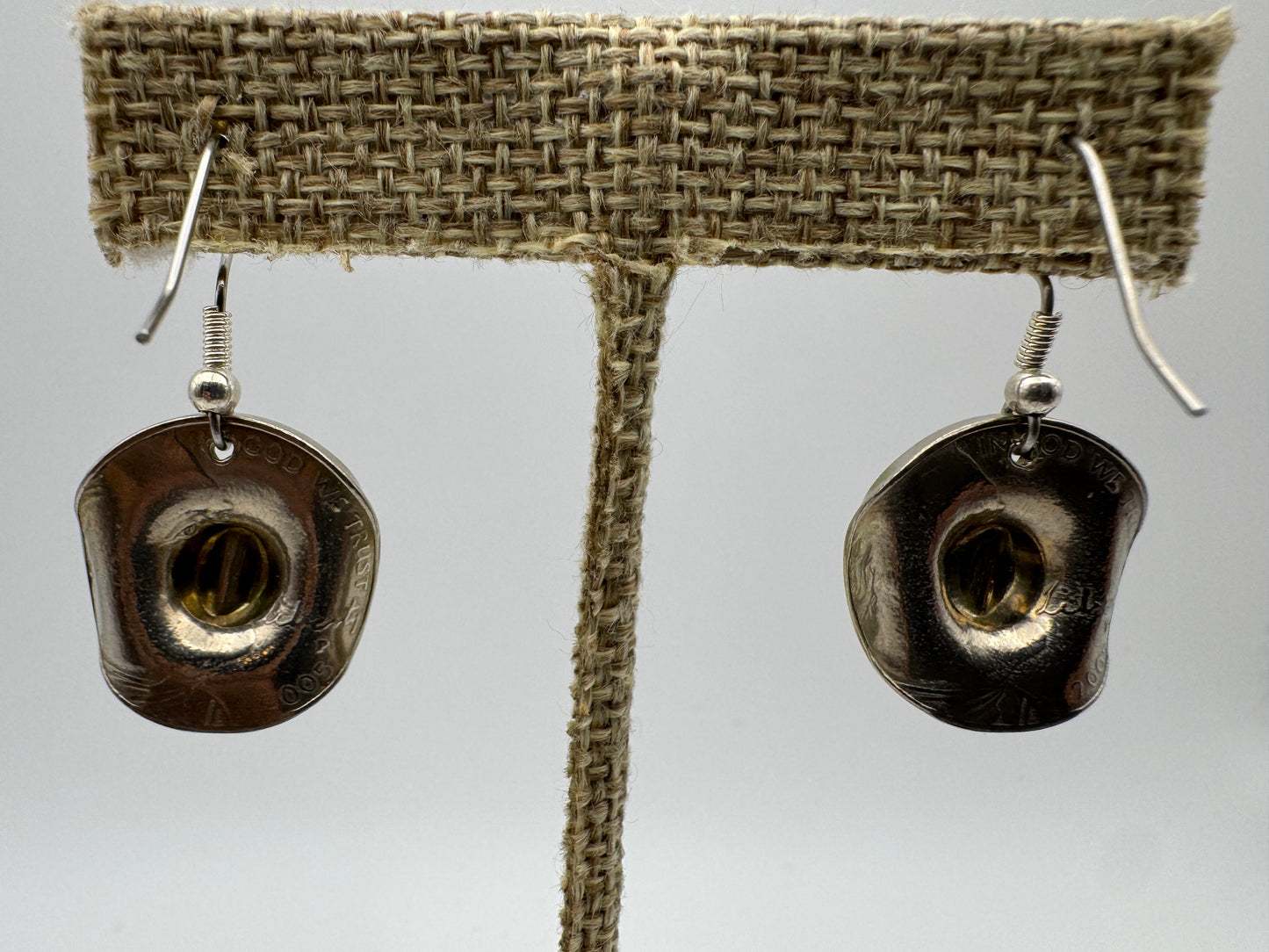 Buffalo Nickel Cowboy Hat Earrings - West Spork Mercantile