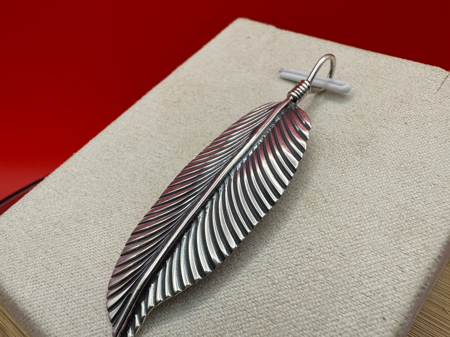 Sterling Silver Feather Pendant