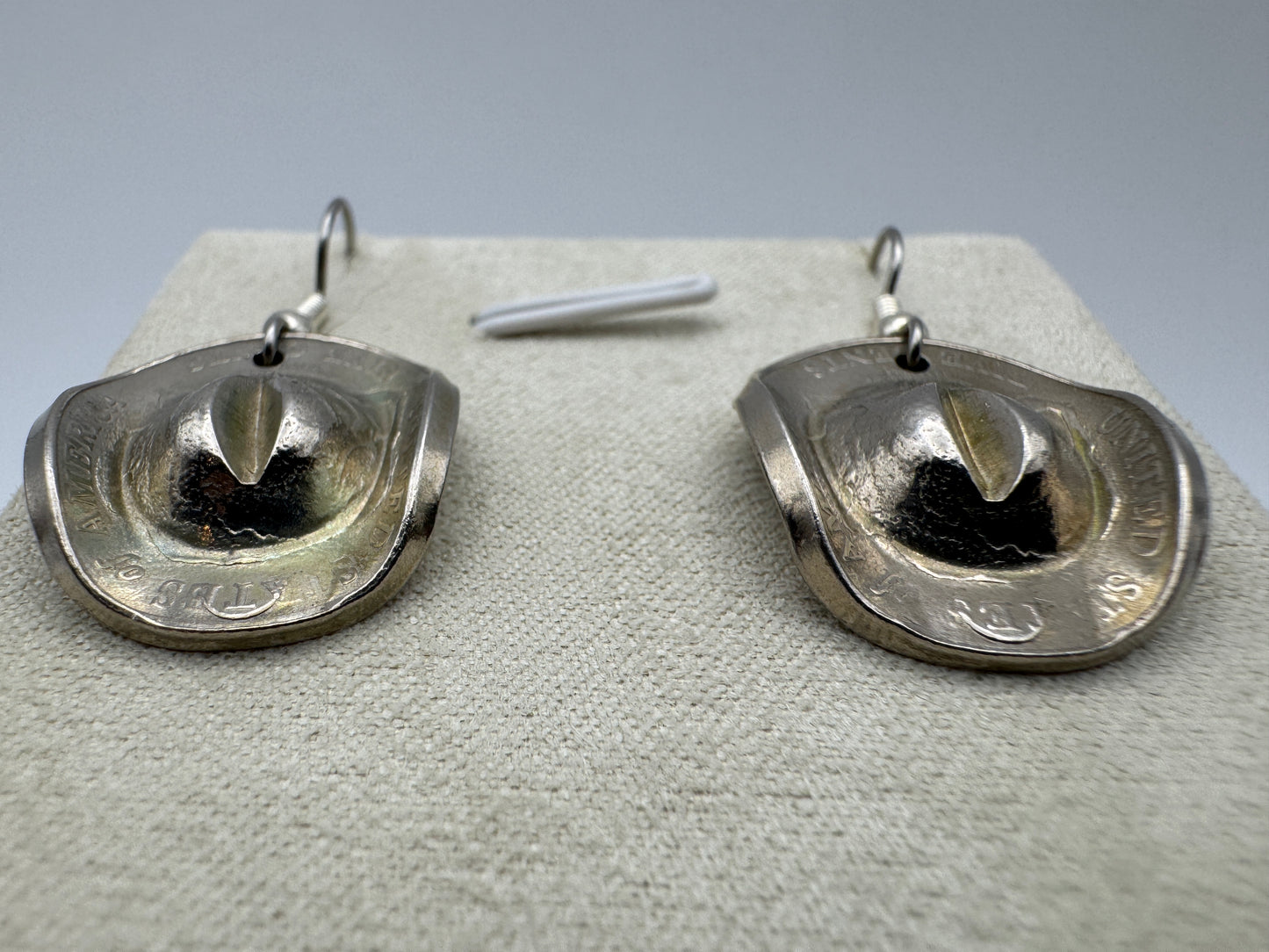 Buffalo Nickel Cowboy Hat Earrings - West Spork Mercantile