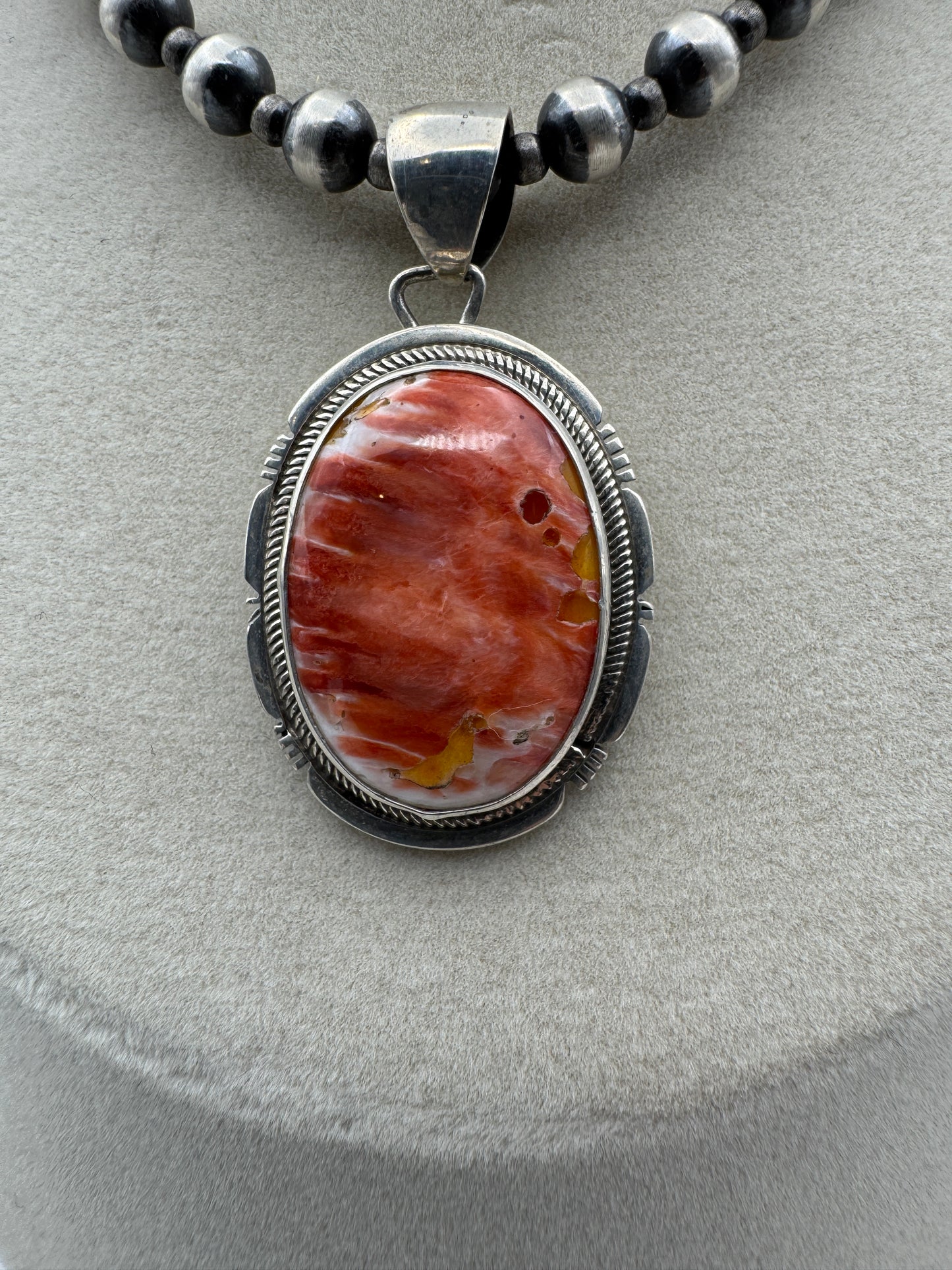 Spiny Oyster Sterling Pendant — KW - West Spork Mercantile