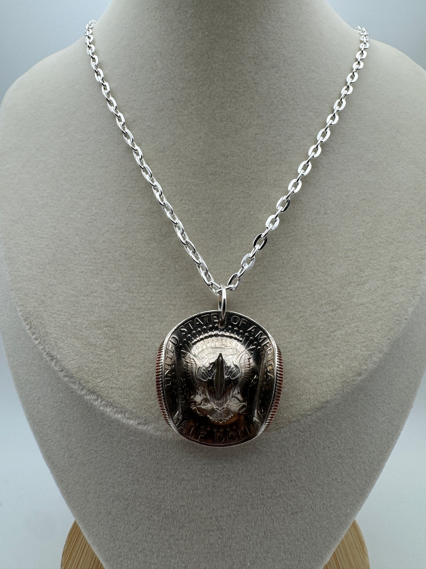 Half Dollar Cowboy Hat Pendant - West Spork Mercantile