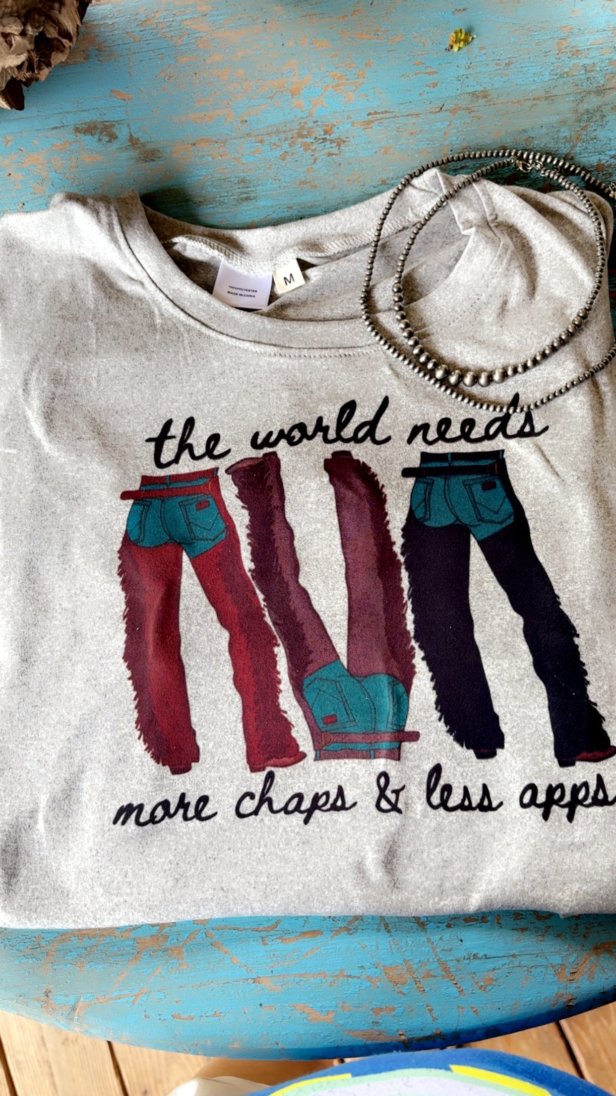 The world needs more chaps sublimation T-shirt