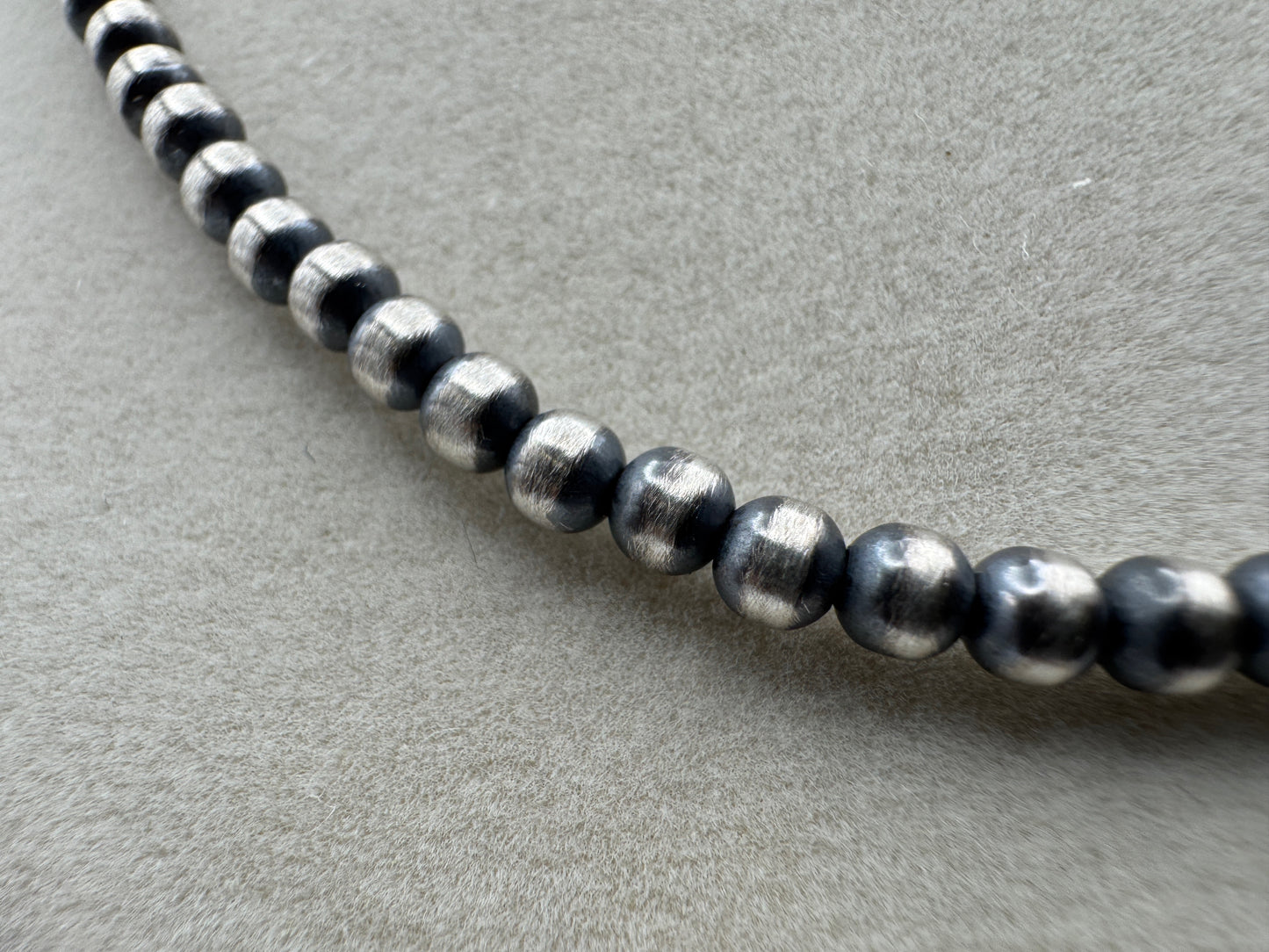 16" Sterling 4mm Pearl Necklace - West Spork Mercantile