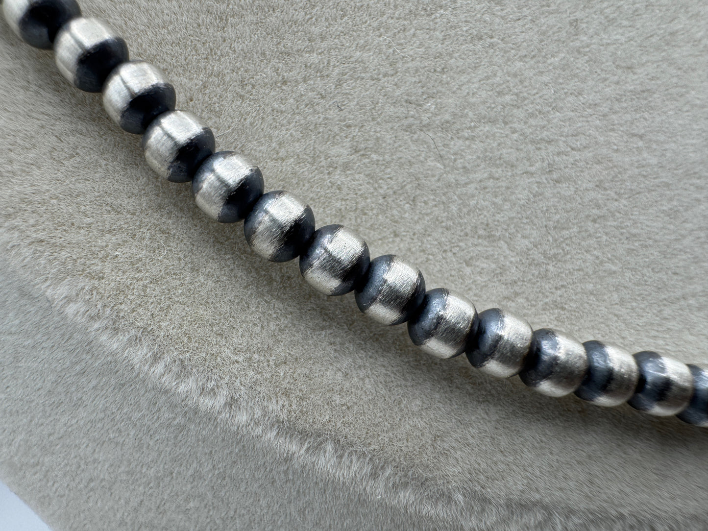 18" Sterling 4mm Pearl Necklace - West Spork Mercantile