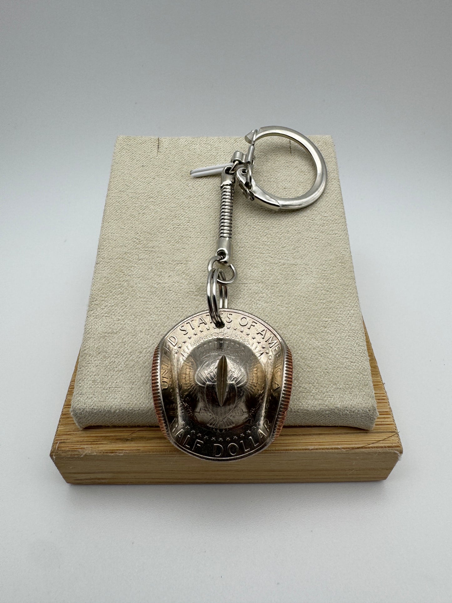 Half Dollar Cowboy Hat Keychain - West Spork Mercantile