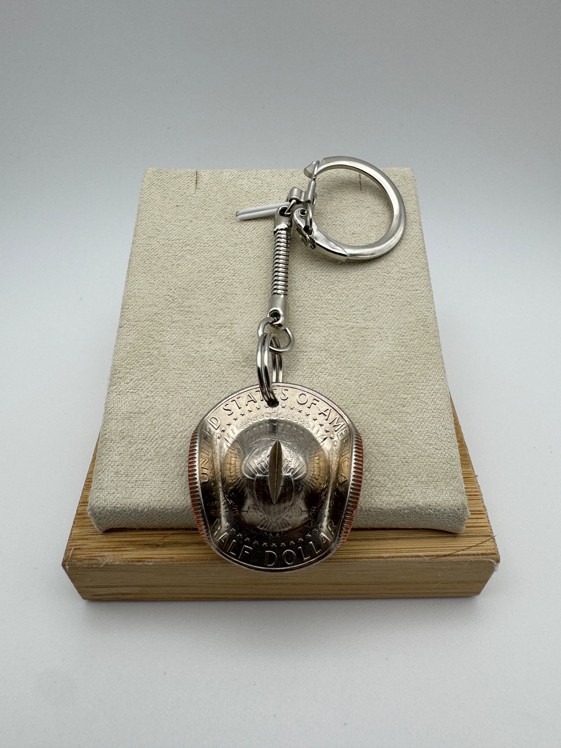 Half Dollar Cowboy Hat Keychain - West Spork Mercantile