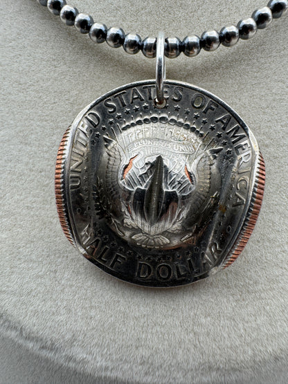 Half Dollar Cowboy Hat Pendant - West Spork Mercantile