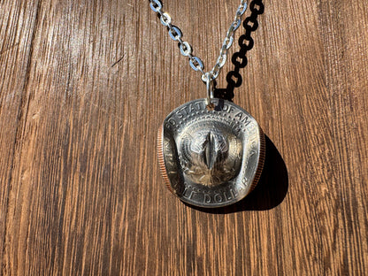 Half Dollar Cowboy Hat Pendant - West Spork Mercantile