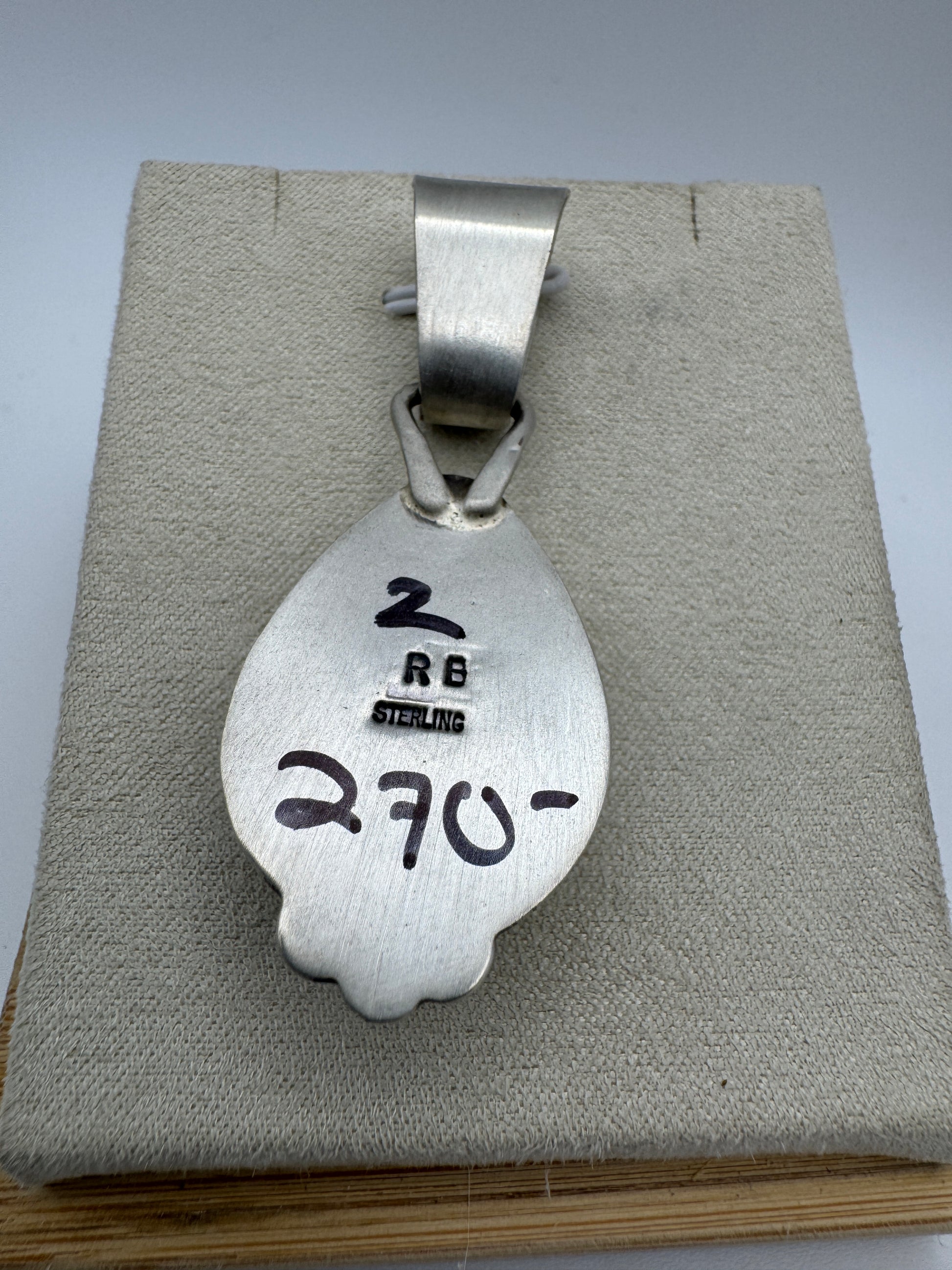 Palomino Variscite Sterling Pendant - West Spork Mercantile