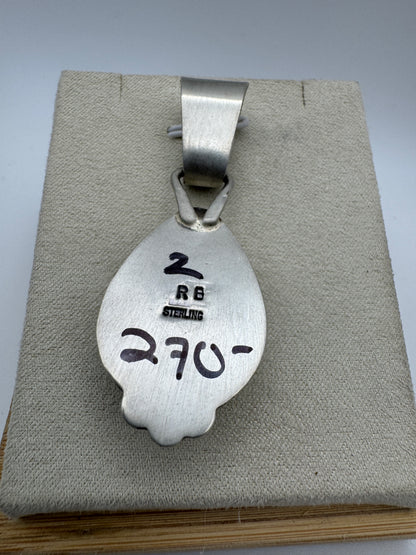 Palomino Variscite Sterling Pendant - West Spork Mercantile