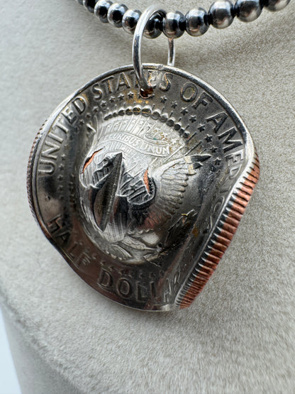 Half Dollar Cowboy Hat Pendant - West Spork Mercantile