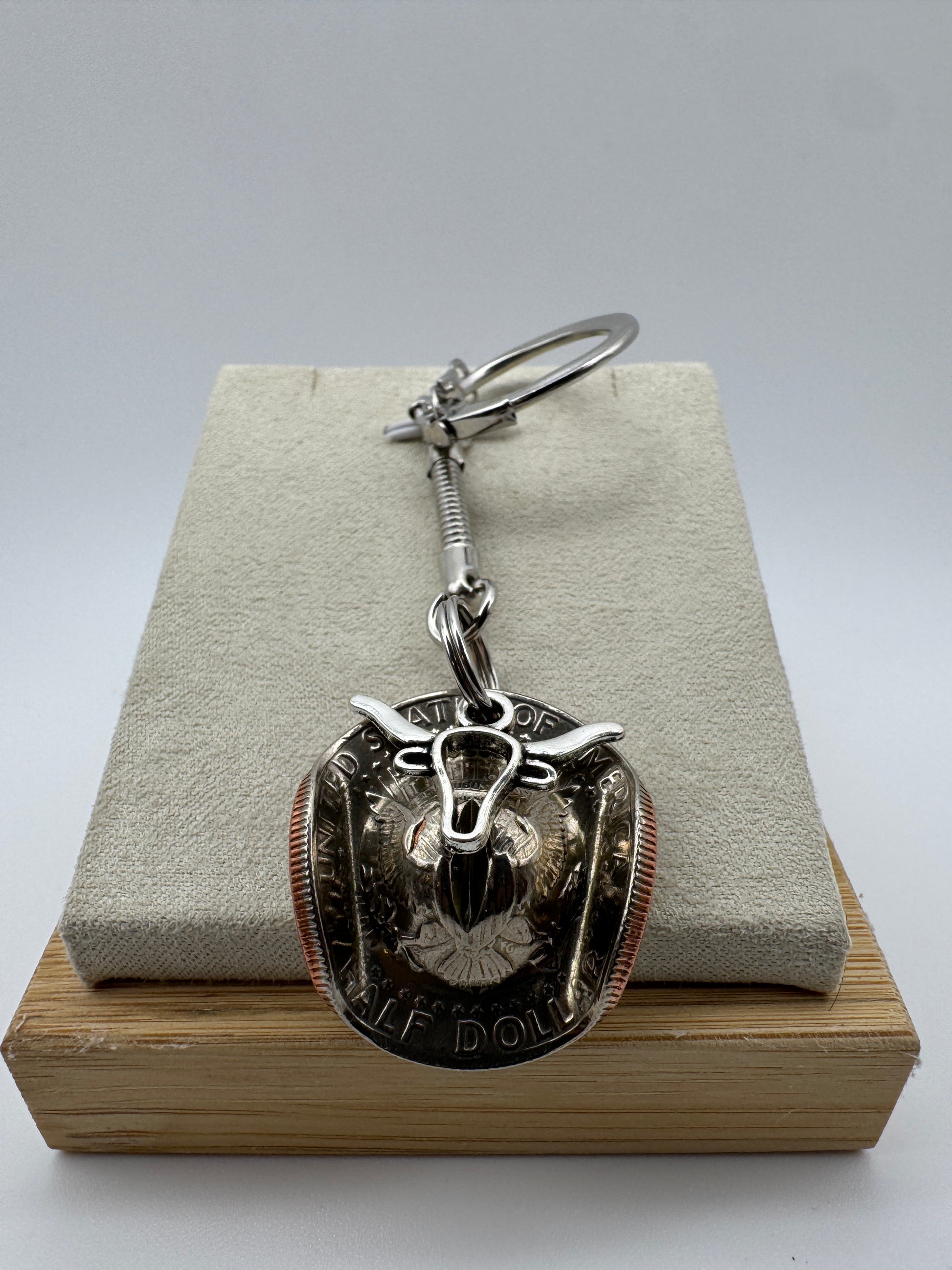 Half Dollar Cowboy Hat Keychain - West Spork Mercantile