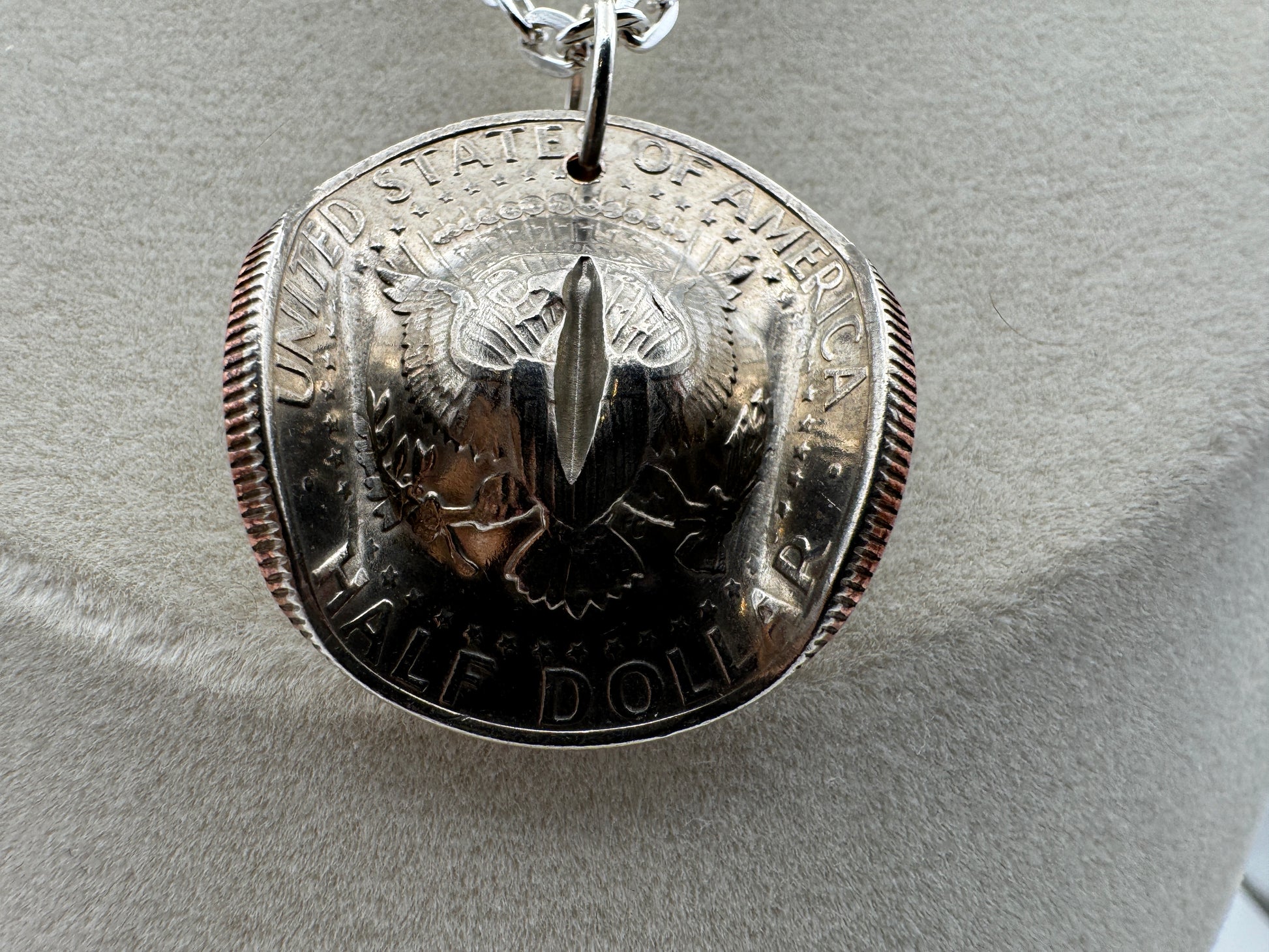 Half Dollar Cowboy Hat Pendant - West Spork Mercantile