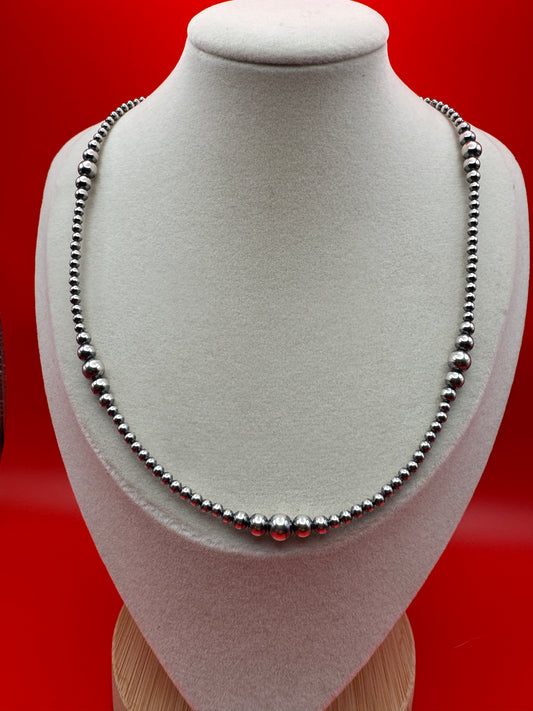 Sterling Navajo Pearls – 18” of Everyday Western Class - West Spork Mercantile