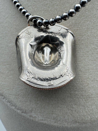 Half Dollar Cowboy Hat Pendant - West Spork Mercantile