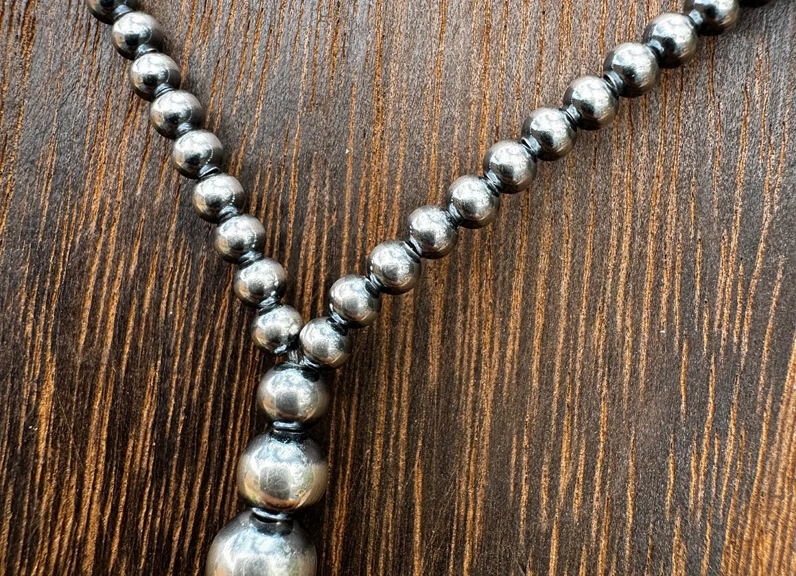 Navajo Pearl Lariat - West Spork Mercantile