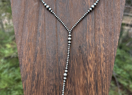 Navajo Pearl Lariat - West Spork Mercantile