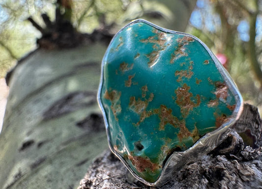 Rough Turquoise Ring - West Spork Mercantile