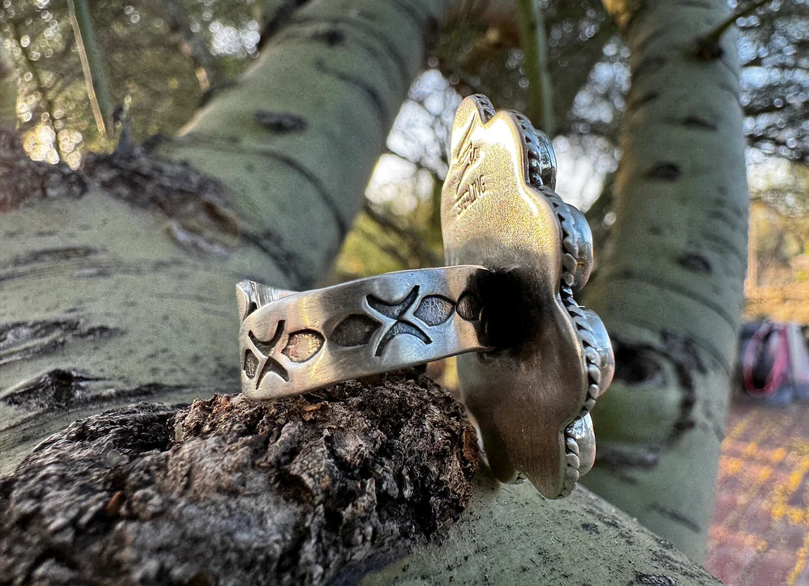 Kingman and Sonoran Gold Ring - West Spork Mercantile