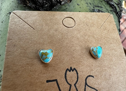 Heart Kingman Studs - West Spork Mercantile