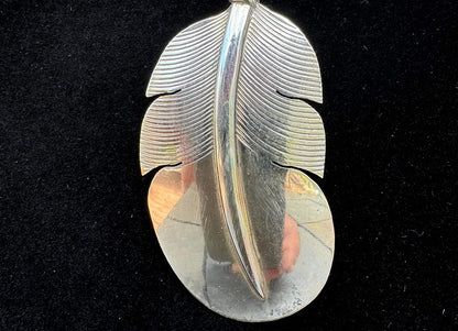 Sterling Feather Necklace - West Spork Mercantile