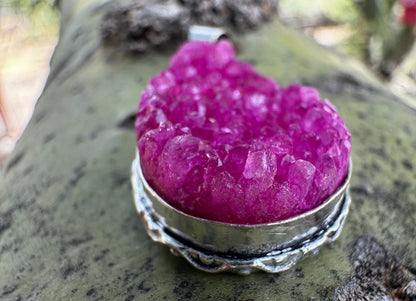 Druzy Gemstone Pendant - West Spork Mercantile