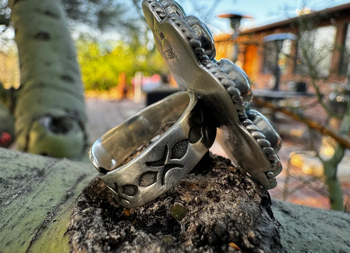 Kingman and Sonoran Gold Ring - West Spork Mercantile