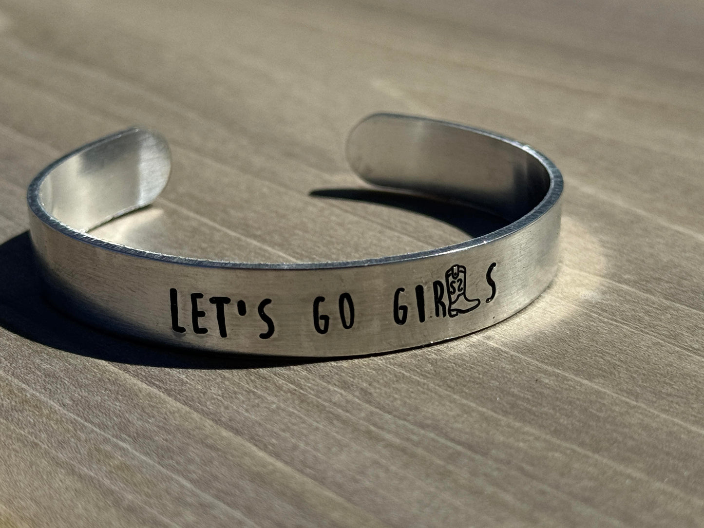 Aluminium Stamped Cuffs - West Spork Mercantile