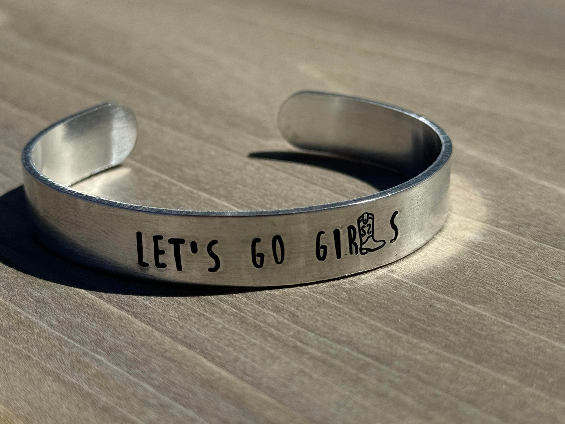 Aluminium Stamped Cuffs - West Spork Mercantile