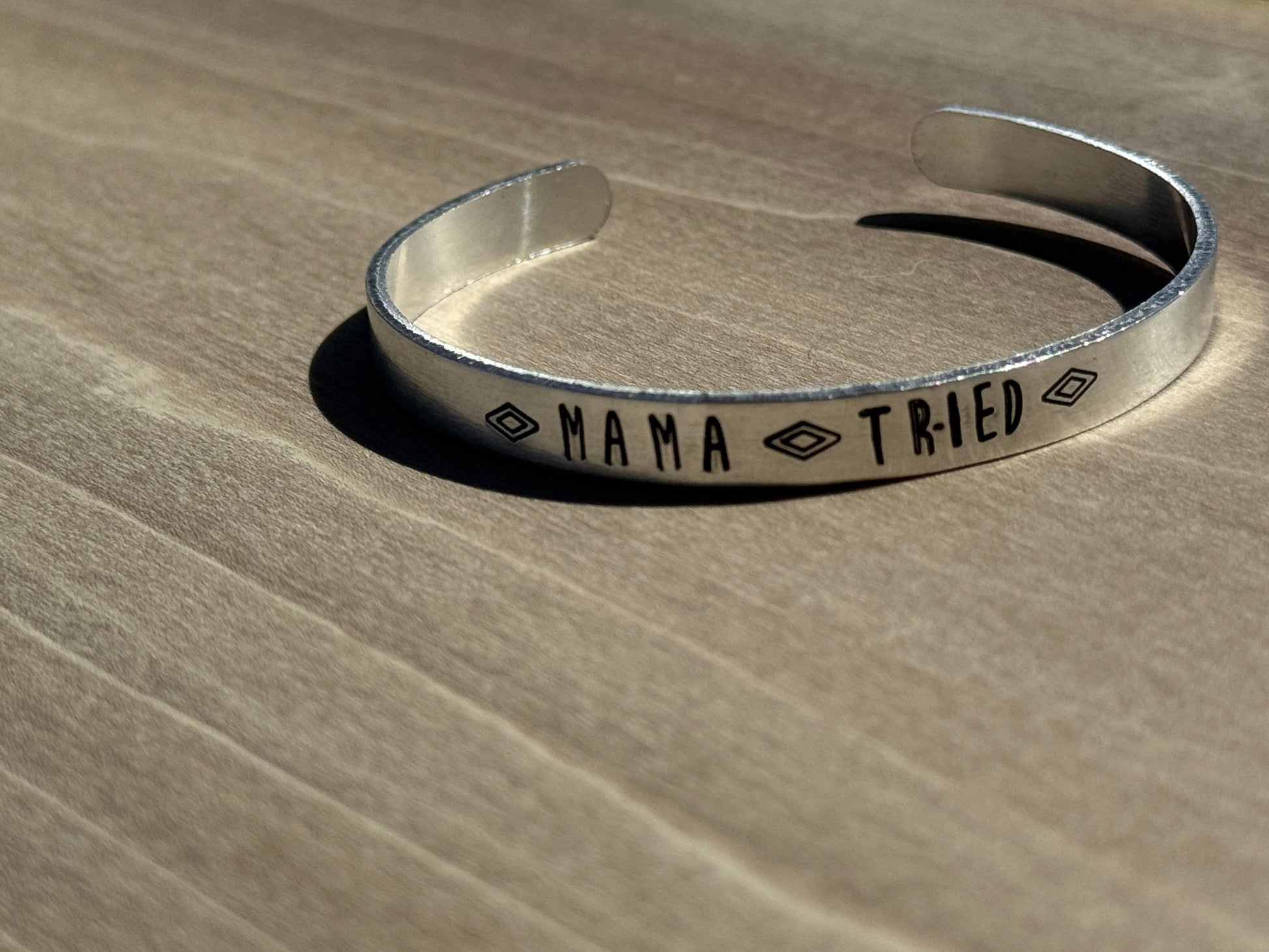 Aluminium Stamped Cuffs - West Spork Mercantile