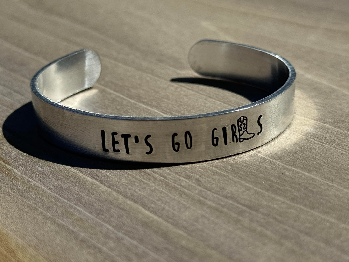 Aluminium Stamped Cuffs - West Spork Mercantile