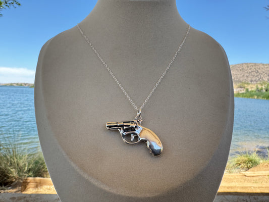 Heavy Cast Sterling Revolver Necklace
Summer Vibes Drop - West Spork Mercantile