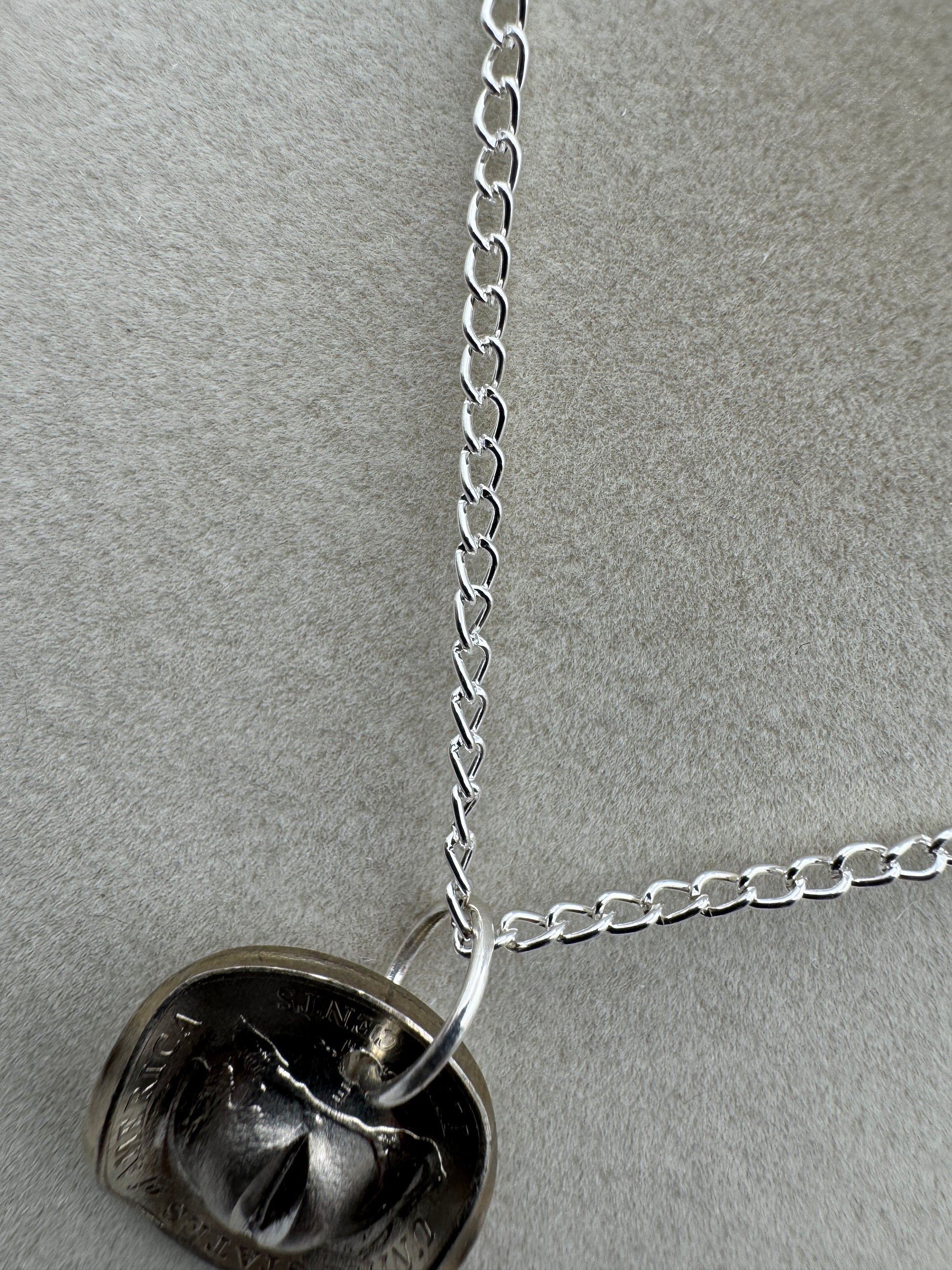 Half Dollar Cowboy Hat Pendant - West Spork Mercantile