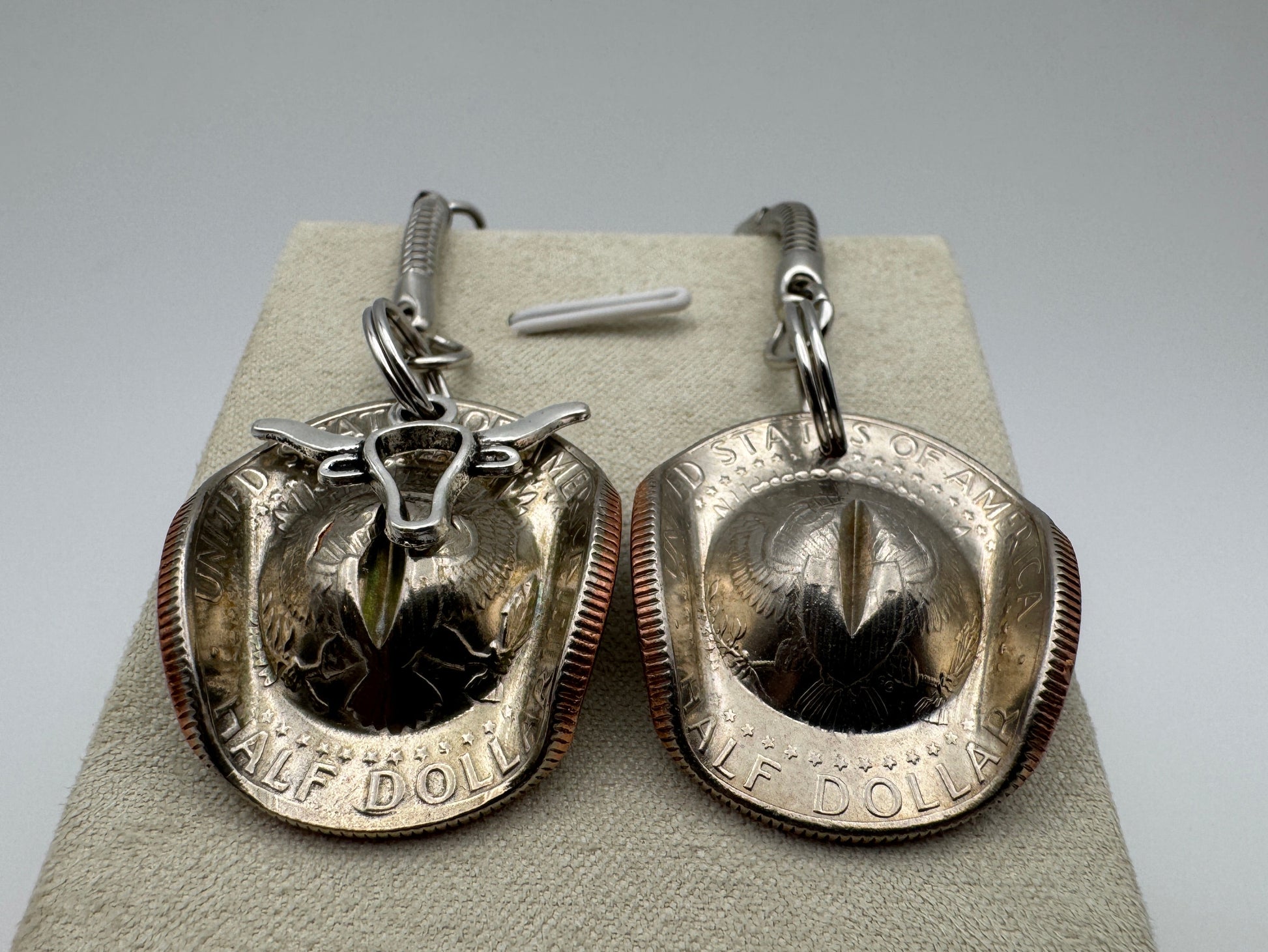 Half Dollar Cowboy Hat Keychain - West Spork Mercantile