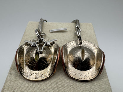 Half Dollar Cowboy Hat Keychain - West Spork Mercantile