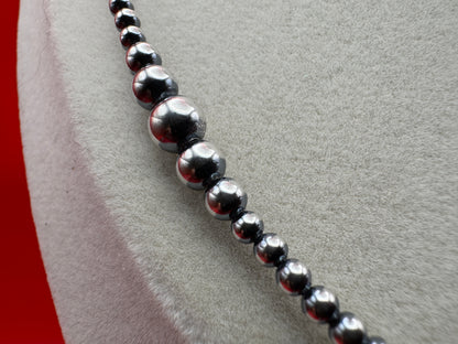 Sterling Navajo Pearls – 18” of Everyday Western Class - West Spork Mercantile