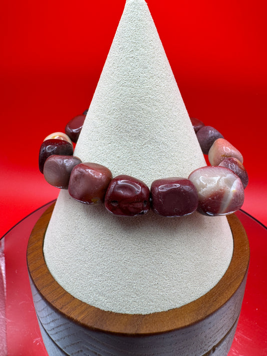 Mookaite Stretch Bracelet - West Spork Mercantile