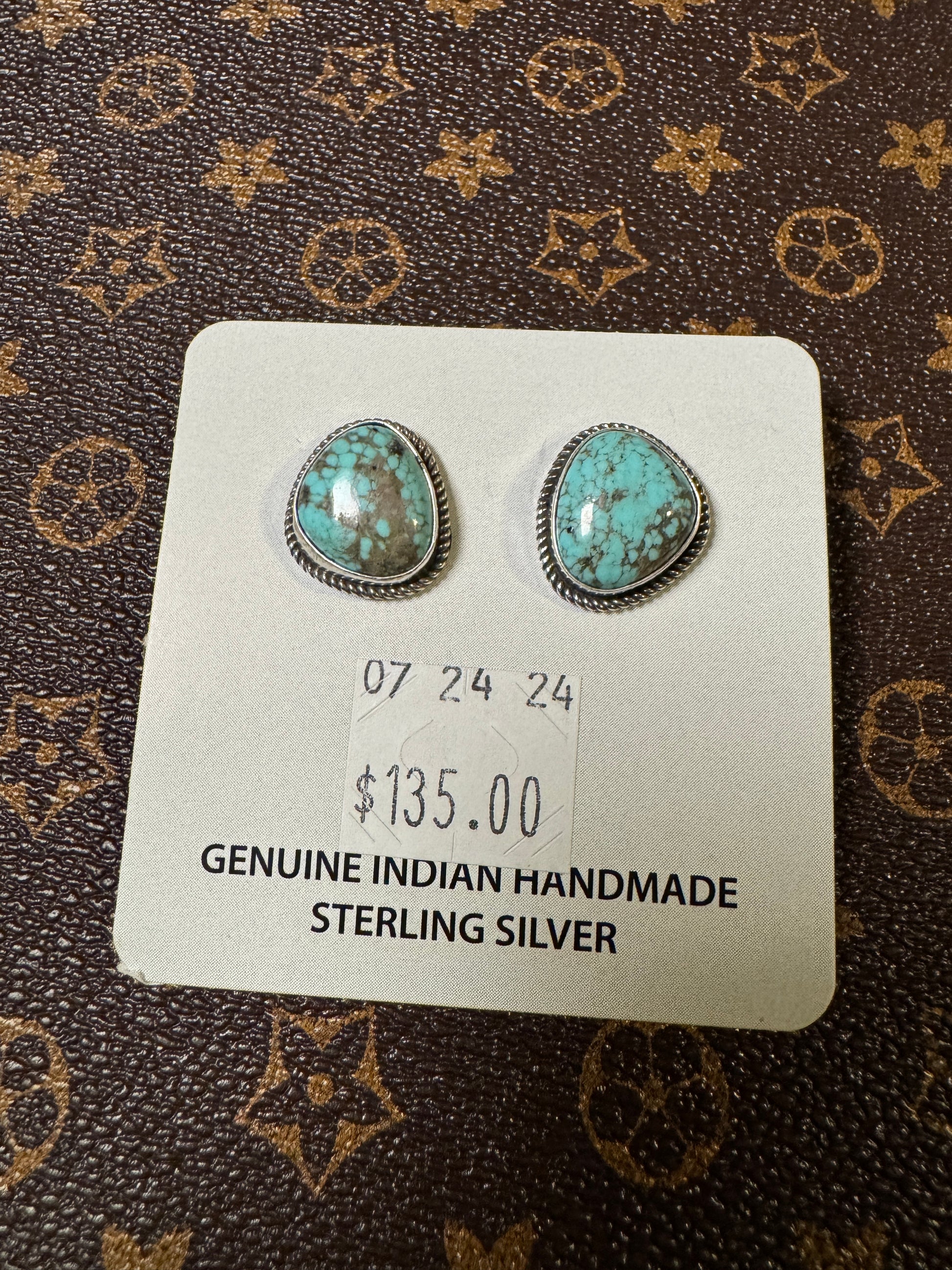 Turquoise studs - West Spork Mercantile