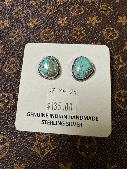 Turquoise studs - West Spork Mercantile