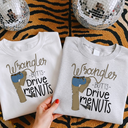Wranglr butts  sublimation T-shirt